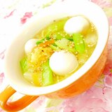 ウェイパーで❤白菜と人参とうずらの卵の中華スープ❤